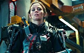 whatelsecanwedonow:Edge of Tomorrow (2014) | Emily Blunt as Rita Vrataski