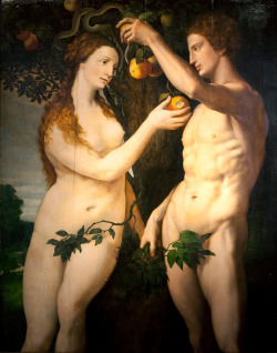 koredzas:  Frans Floris - The Fall of Man.