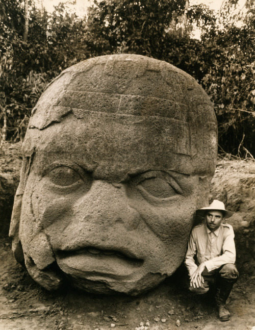 Porn photo archaeoart:  Olmec head, Veracruz, Mexico,