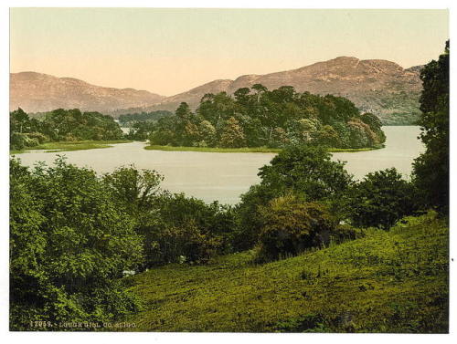 Lough Gill (County Sligo, Ireland, c. 1890 – 1900).  This is thesetting for Yeats&rsquo; poem The La