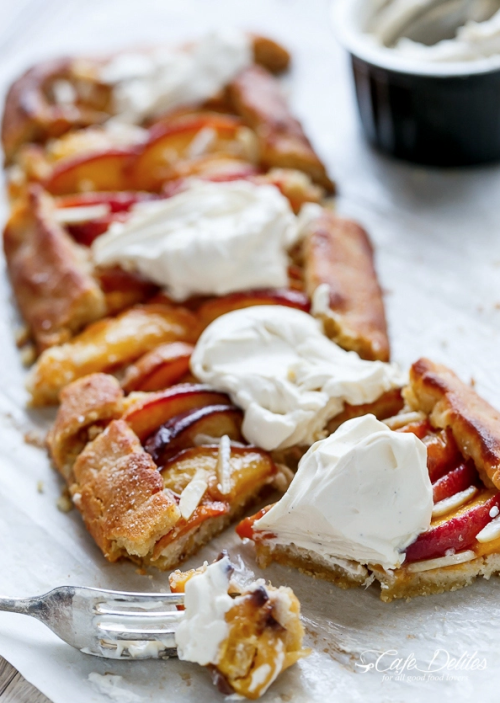 fullcravings:  Almond Peach Pie Galette with adult photos