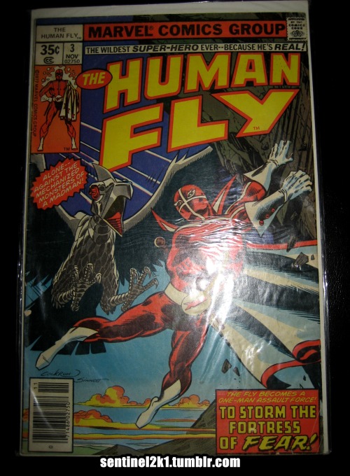 Comic Books: The Human Fly #3“The wildest Super-Hero ever–Because, He’s Real!”I take it many y