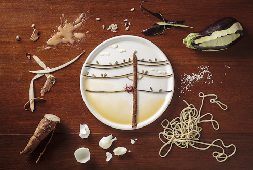 Beautifully Intricate Food Sculptures by Anna Keville JoyceHer site