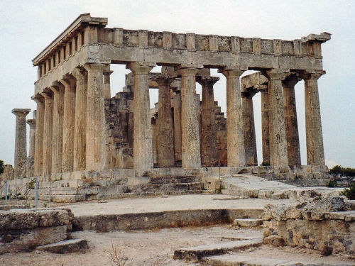 Temple of Aphaia by  Alun Salt