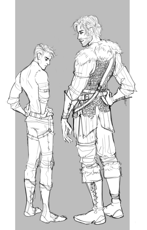 kryoxsdrawingcorner:alright, hear me out,,, Hadrian is very big, ok? I quite like this sketch, thoug