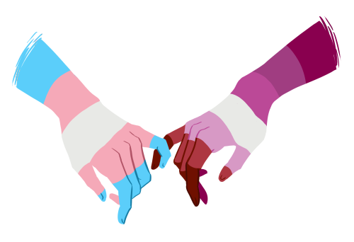 nogenders:lesbians love and support our trans sisters *edit 12/20/19: this post is made by a trans-i