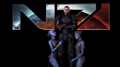 Porn photo Space Pimpin’Requested Shepard - Liara