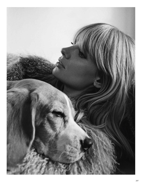 hauteinnocence:  Julia Stegner in “Everyday You Make Me Smile” by Benny Horne Vogue Germany May 2014 