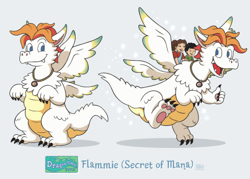 &lsquo;Dragon Tales&rsquo; Style: Flammie (Secret of Mana) by Mast3r-Rainb0wSecret of Mana is a clas