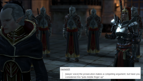 bubonickitten: Dragon Age II + text posts – Meredith &amp; Orsino Kirkwall’s very ow