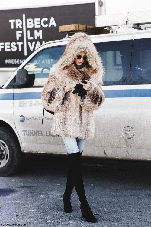 Daria Strokous, New York Fashion Week - Fall Winter 2015 Street StyleSource: collagevintage - street