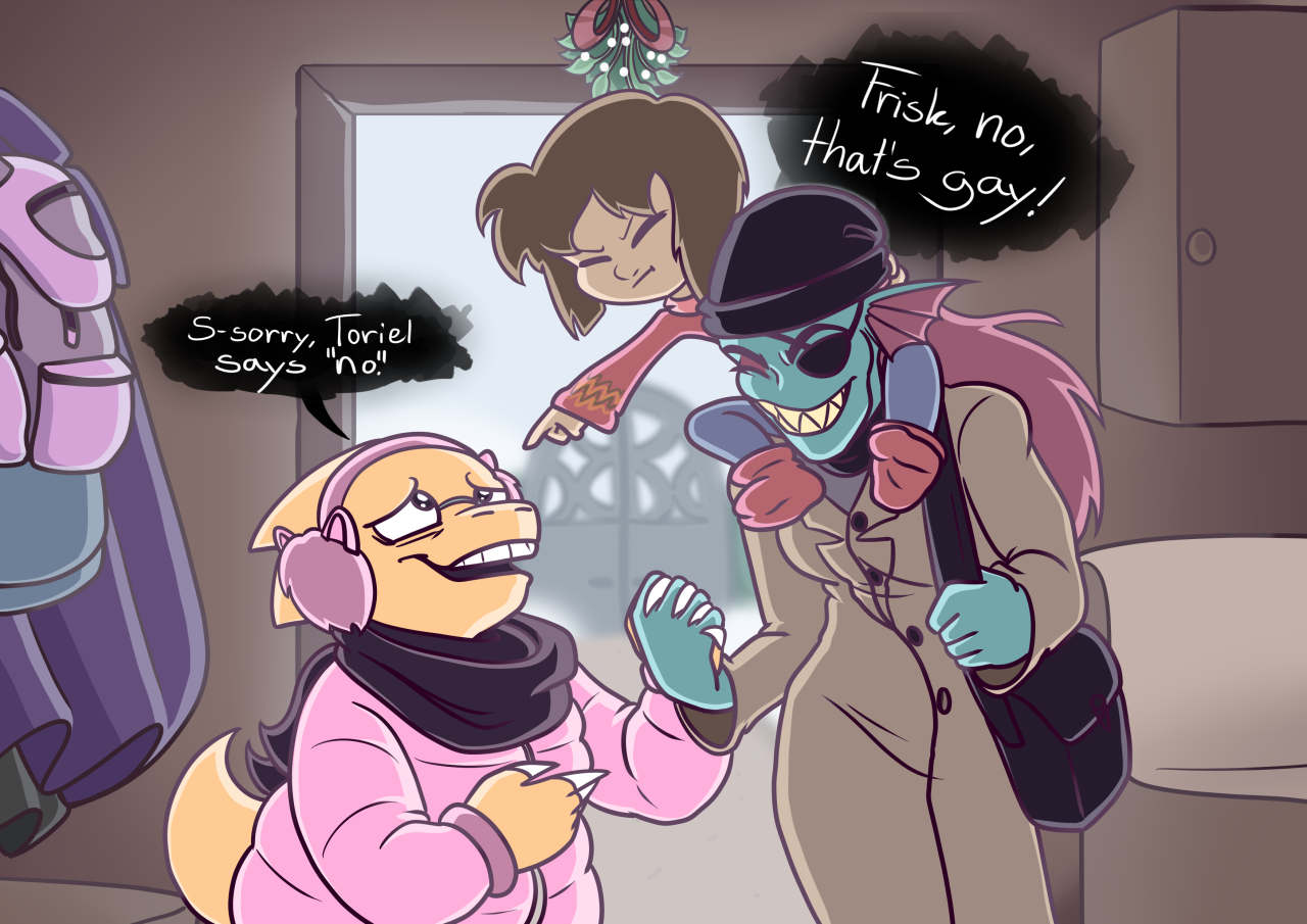 chrisnpics:thesketcherlass:Headcanon: Frisk spends the entirety of December camping