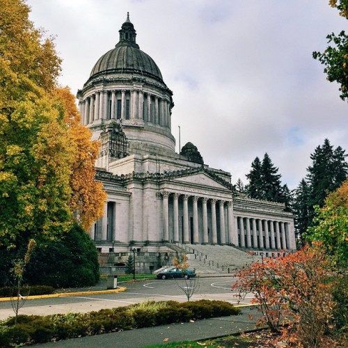 🍁🍃🍂🌾🏤 (at Washington State Capitol)