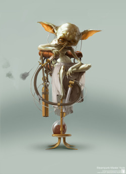 brianmichaelbendis:  Steampunk Star Wars - Concept Art Artist: Bjorn Hurri 