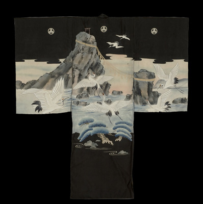 Boy’s Ceremonial Kimono. Meiji period (1868-1911), Japan.  The Kimono Gallery.  A silk boys an