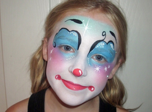 Simple cheek face painting designs for kids