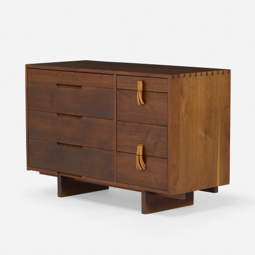 George Nakashima, Rare and Early cabinet,Nakashima Studio, USA, c. 1947American black walnut, bitter