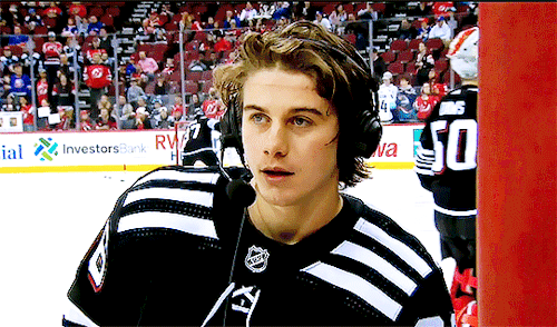 Jack Hughes - Pregame Apr 3, 2022
