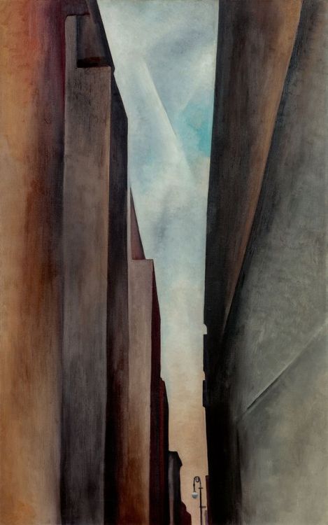 s0irenic:A Street (1926) - Georgia O’Keeffe