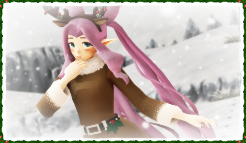 &ldquo;I wish all of our a wonderful winter season and a very Merry Christmas~&rdquo;I sort of updat