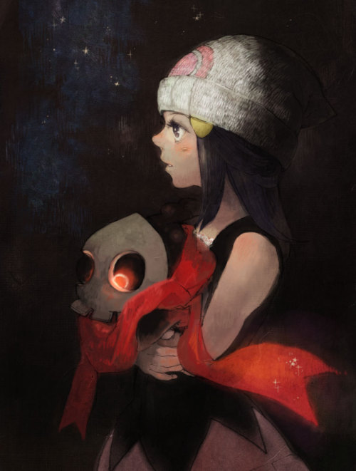 by todot Duskull trainer in profile, oil on canvas, 2011