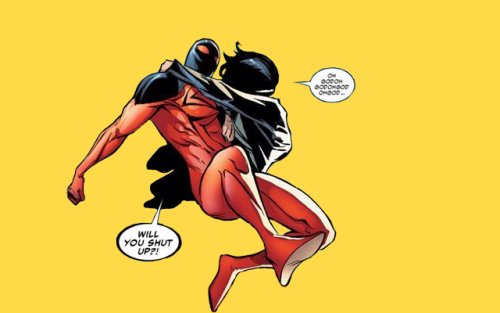 thetragedyofallthis:   Marvel Meme •  Favorite Characters [1/?] ↳ Kaine Parker aka Scarlet Spider I’m going to kill Peter Parker. I’m going to find everyone who pushed me into being a better person. Who urged me to do the right thing and be