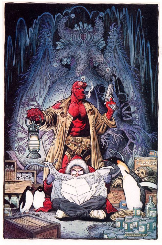 bear1na:  Hellboy by William Stout *