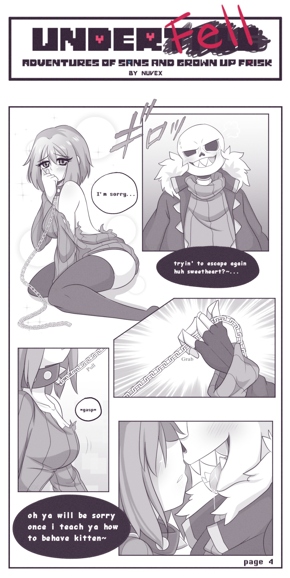 Yusss my second Underfell comic! Featuring Red, the closet weab. Enjoys~ –  @nuvex on Tumblr