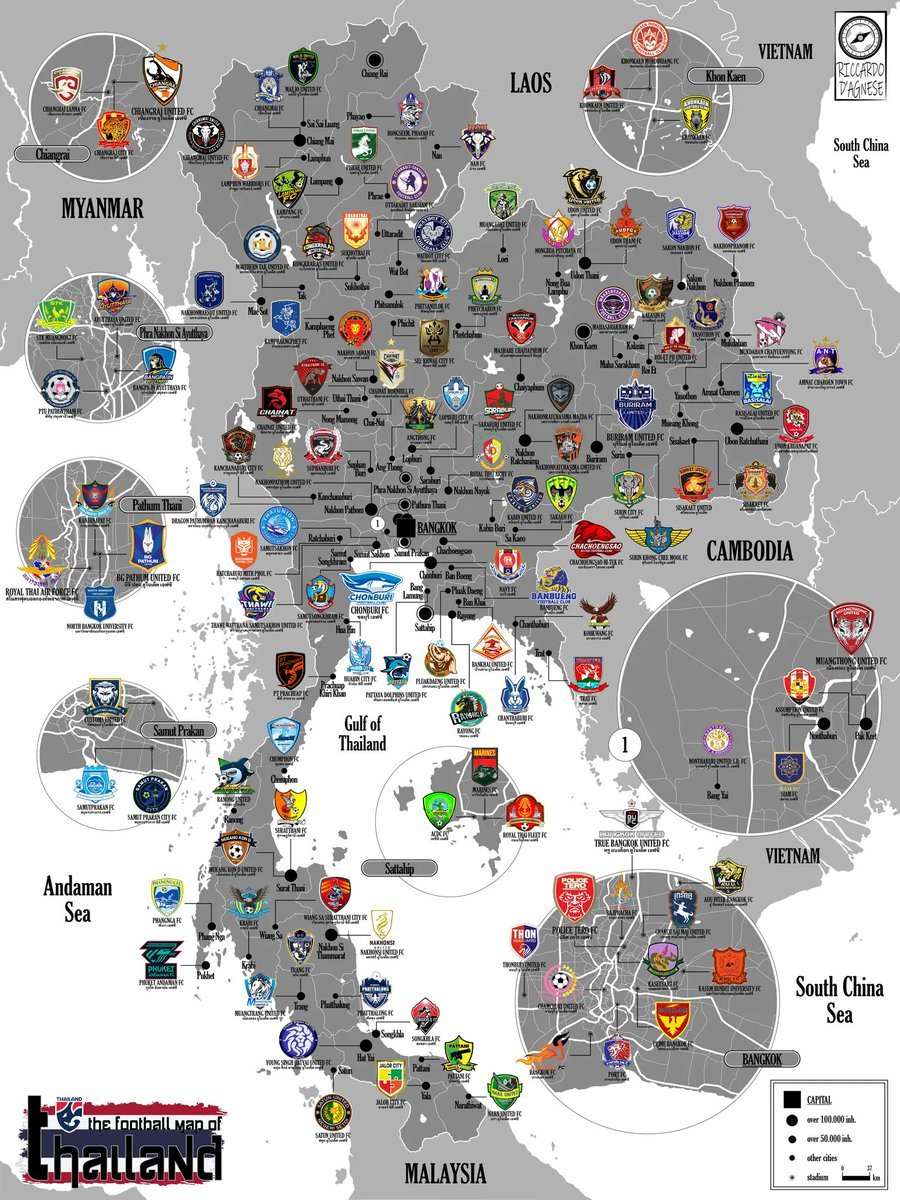 Primeira Liga Map, Clubs