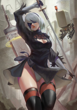 phamoz:  Nier Automata - 2B