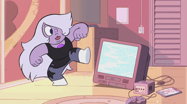 Whoa, only 15 minutes until “Steven vs Amethyst”! Better get that TV working!