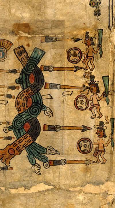 cazadordementes: El atl tlachinolli en el Códice huamantla. Esta población en tiempos prehispánicos era un núcleo otomí.