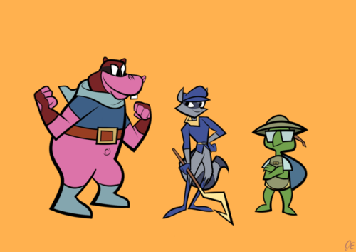 sleepdeprivedchicken:  the cooper gang!!!!!!! I really need to play this game again 