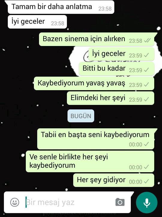 iyi geceler metin mesajları tumblr