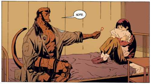 maxmarvel12345: “He [Hellboy] was the reason we all stayed. He was raised there, it was home to him,