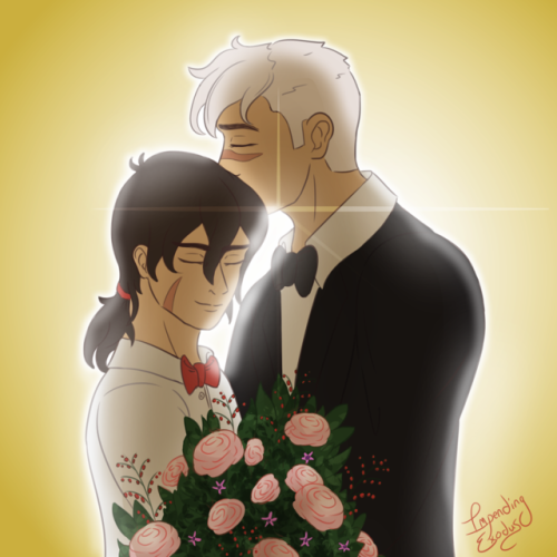 gift for my friend @disastergayshirogane !! there’s no wedding better than a Sheith wedding