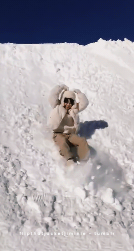 Happy Jiminie In The Snow