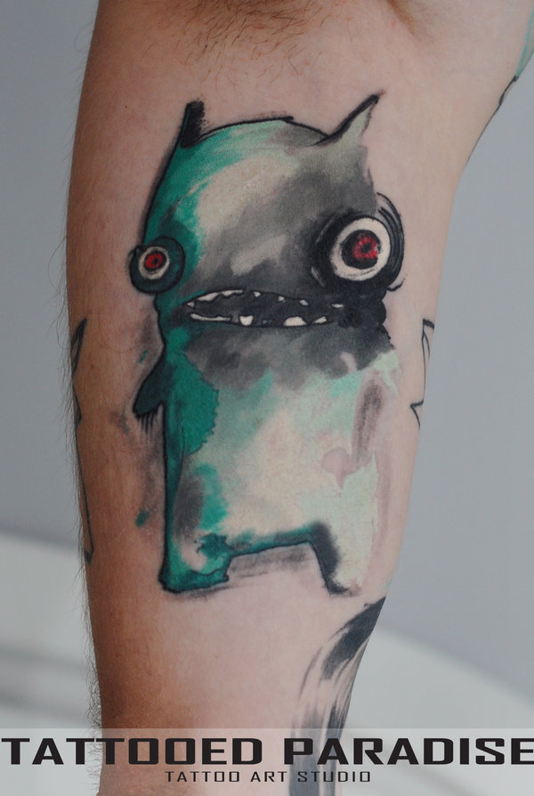 rubendomfer:  Watercolor tattoo by Aleksandra Katsan 