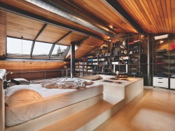 homedesigning:  Wood Loft