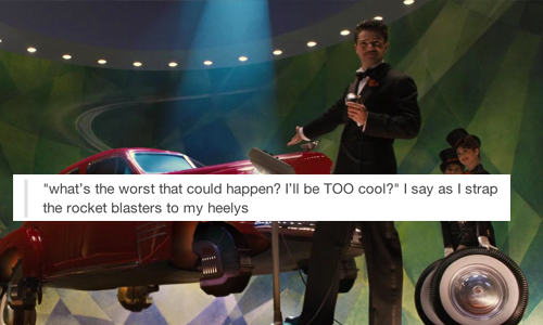 awkatebishop:  text post meme: howard stark edition 