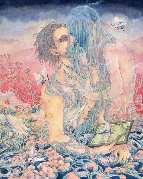 redlipstickresurrected: Rika Ezaki エザキ (Taiwanese, b. Toyko, Japan) - Curse Me, 2015   Digital 