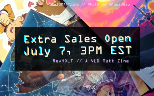 vldmattzine:  Matt Zine extra sales open SATURDAY, 3PM EST!! We’ve set up our store if you wan