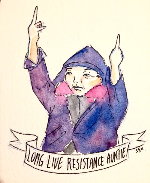 sawdustbear:long live resistance auntie.