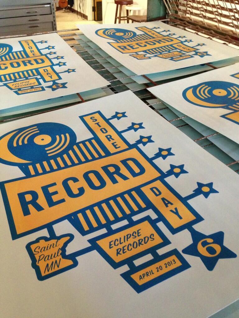 eclipserecords:  A preview of the Record Store Day 2013 posters we’ll have for