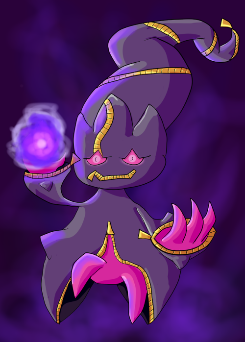 Sewn [Zipped] ShutDrawtober Day 16 [Late]!Mega Banette fit this prompt most to me