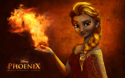 nikston:  Elsa - The Fire Queen by Nikston