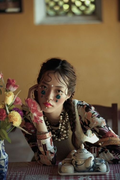 Hwang Seon by Kim Bo Sung for Vogue Korea Aug 15