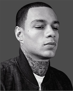 lemme-sit-this-aaash-onya:  publicignorance:  frcdos:gregory van der wiel  that neck piece makin me reconsider exactly how far I’d go with my ink.  That neck piece makin me think hed fuck all my best friends, but id still take him back.