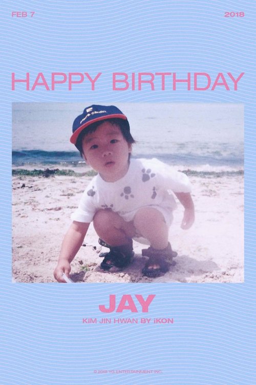 HAPPY BIRTHDAY JAY#iKON #아이콘#2018_02_07 #HBD #진환© YG ENT OFFICIAL