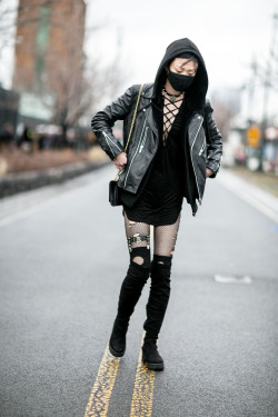 Koreanmodel:  Street Style: Choi Sora At Nyfw Fall 2016 